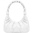 thumbnail image 1 of Women'S Ruched Hobo Handbag, Trendy Sofii Shoulder Bag, Small White Purse, 1 of 5