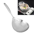 thumbnail image 1 of Stainless Steel Filter Spoon, Portable Dustproof Cooking Colander Glossy Filter  For Family Kitchen Restaurant, 1 of 8