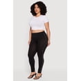 thumbnail image 2 of Women's Plus Size High Waisted Rhinestone Boss Graphic Leggings, 2 of 4
