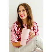 Simple Modern 30 fl oz Insulated Stainless Steel Trek Tumbler with Straw Lid | Blush