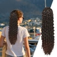 thumbnail image 1 of AYA Wig Female Ponytail Foreign Trade Drawstring Mesh Pocket Curly Hair Border Fiber Elastic Mesh Drawstring Ponytail, 1 of 8