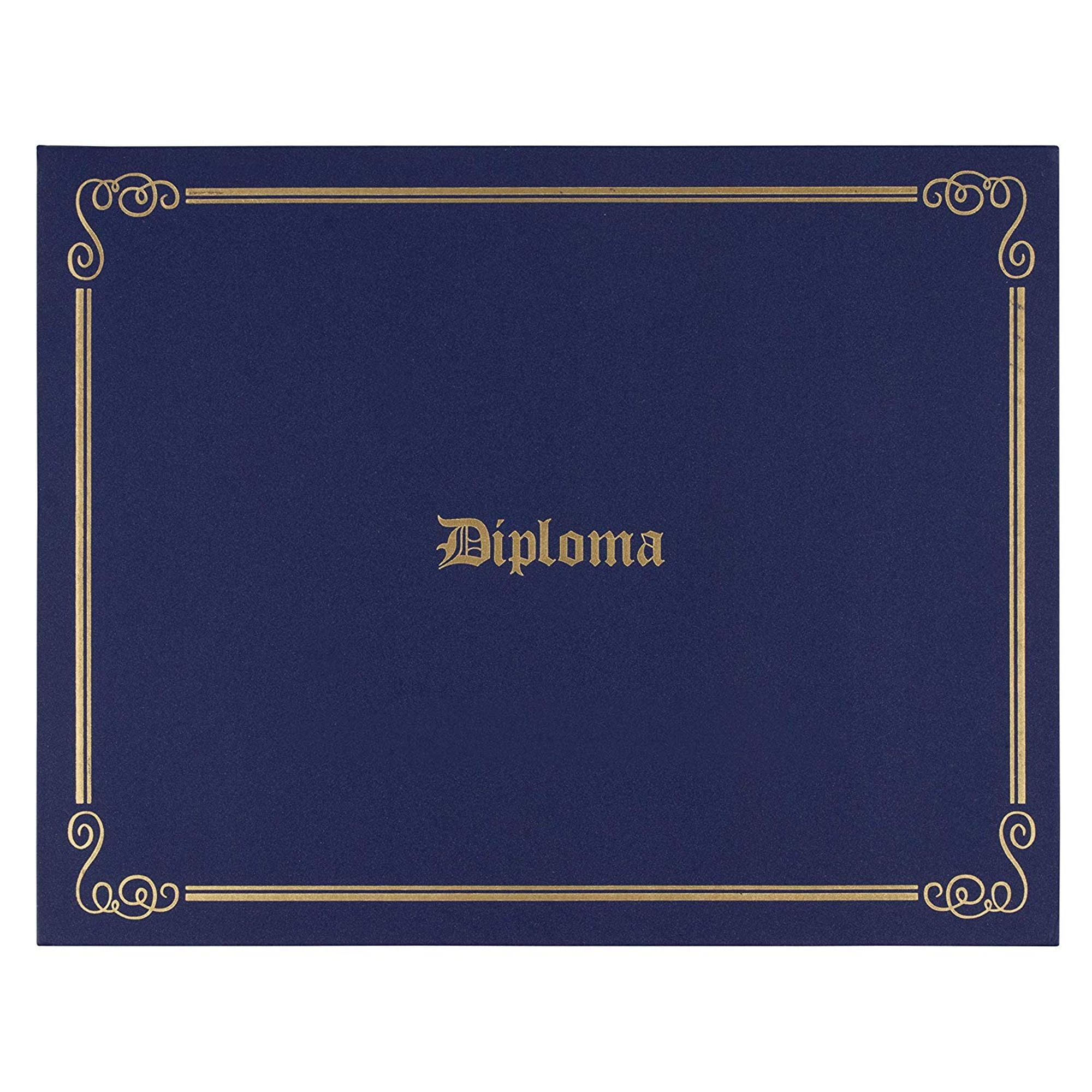 Diploma Holder Certificate Holder with Gold Foil Imprint, Diploma