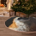 thumbnail image 5 of Balery Regal Shiba Inu Printed Christmas Tree Skirt , Merry Christmas Party Christmas Tree Decoration,Adjustable Tree Skirt-30", 5 of 6
