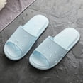 thumbnail image 4 of Zapatillas de casa de verano para interior, antideslizantes, con suela suave, para el baño, para el hogar, para parejas, de color liso, para hombre, 4 of 5