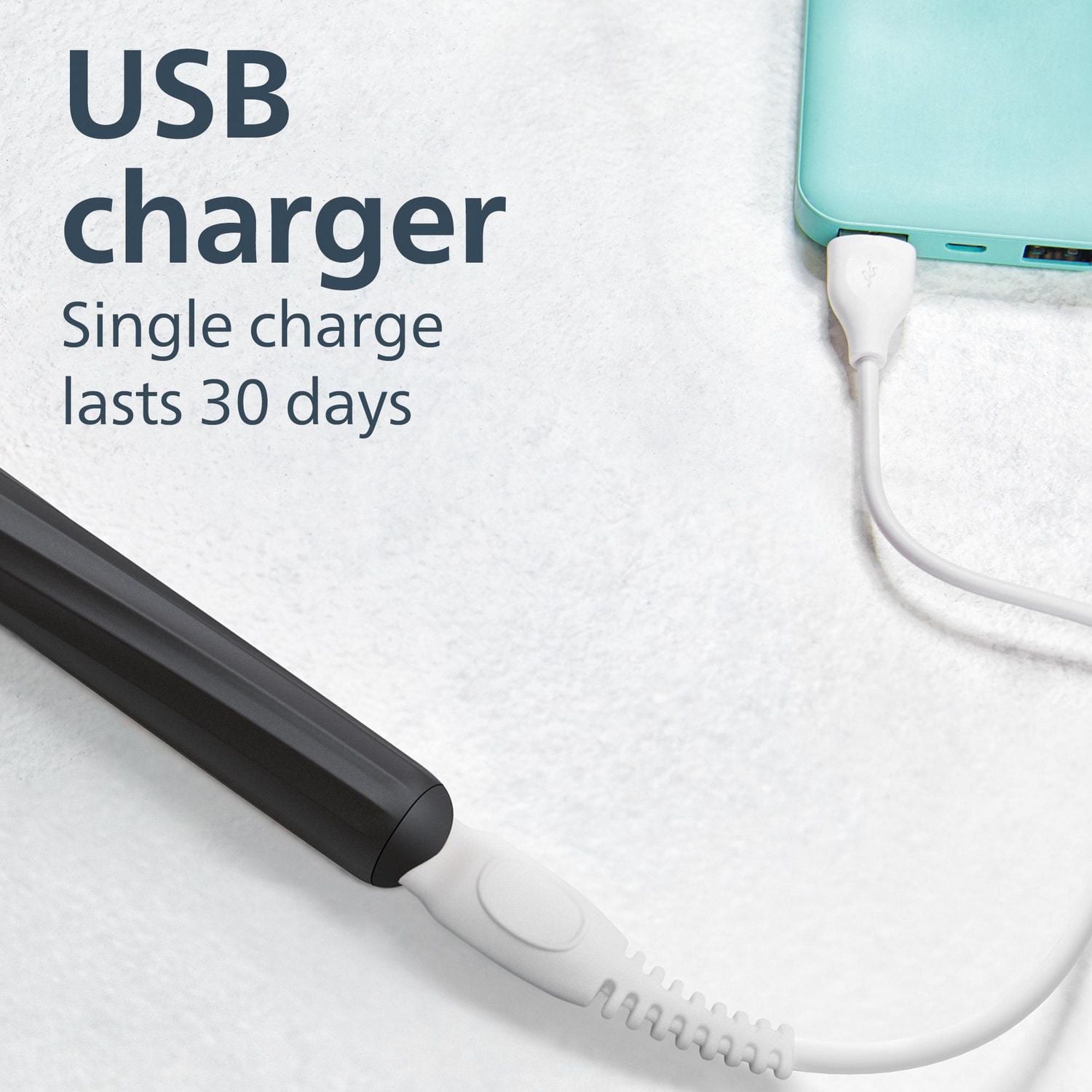 Brosse à dents rechargeable Philips One by Sonicare, noir, HY1200/26 Brosse à dents rechargeable One by Sonicare, noir