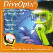 DiveOptix Lens Dive Scuba Mask Magnifier Gauge Readers Kit (pair)