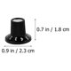 thumbnail image 2 of HEALEEP 3Ud Perillas De Control Plásticas Negras Para Guitarras Eléctricas Y Efectos, 2 of 8