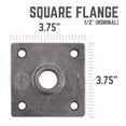 thumbnail image 3 of STZ Industries Pipe Decor Iron Flange 1/2 in., 3 of 5