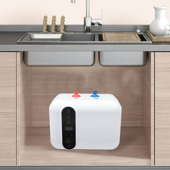 TOOL1SHOoo 110V Instant Electric Hot Water Heater 10L Shower Compact Mini-Tank Storage RV Tool