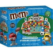 M&M's Ready-to-Decorate Gingerbread Stadium Cookie Kit, 1 Kit, 23.8 Ounces