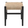 thumbnail image 5 of bali & pari Amber Seagrass Accent Bench Handwoven Natural Fiber Stool, 5 of 6