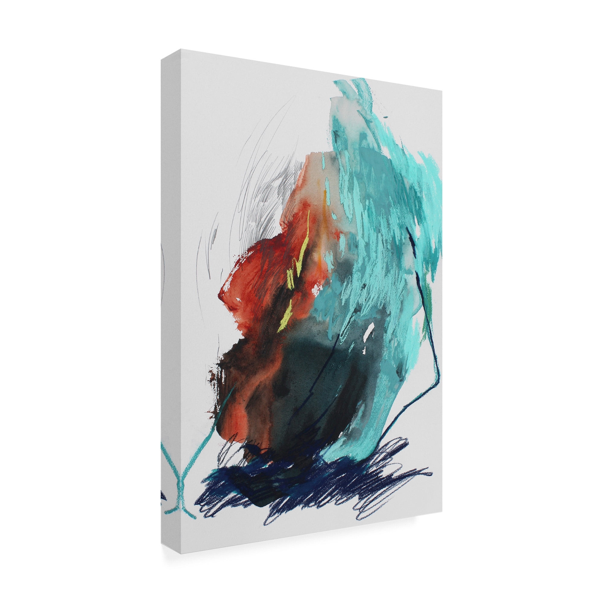 Trademark Fine Art 'The Summer No. 5' Canvas Art by Ying Gu