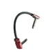 thumbnail image 3 of Cable de parche de guitarra de 15 cm Hugo Cable de pedales Rojo, 3 of 8