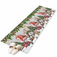 thumbnail image 6 of Grey Christmas Kitchen Runner Rug 2x6 Washable Runners for Hallway Non Slip Gnomes Xmas Tree Snowflake Gifts Large Area Rug Indoor Floor Carpet for Bathroom Laundry Entryway Bedroom Living Room, 6 of 8