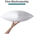 thumbnail image 3 of 30.48 X 50.80 Cm Pillow Insert Outdoor Pillow Insert Waterproof Small Waist Pillow Insert Sofa Decoration Pillow White Rectangle Sofa Throw Pillow, 3 of 6