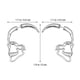 thumbnail image 5 of Skull Earrings for Women, Stylish Dangler Accessories for Casual or Party Outfits, 5 of 5
