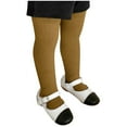 thumbnail image 3 of dazeni Girls 0-8 Years Footed Tights Lightweight Stretchy High Waisted Leggings Ultra Soft Stocking Pantyhose Army Green 5 Years, 3 of 6