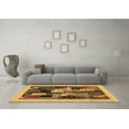 thumbnail image 3 of Ahgly Company Indoor Square Abstract Brown Contemporary Area Rugs, 5' Square, 3 of 4