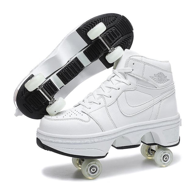 Rechargeable children's adult universal roller skates 118 four wheels