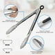 thumbnail image 4 of Juego de 2 pinzas de cocina Hotec de acero inoxidable, 23 cm y 30 cm, 4 of 5