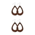 thumbnail image 3 of yingyy Léopard Boucles d'Oreilles Impression Fille Accessoire de Mode Bijoux Féminin Oreille Dangles Type 4 2Set, 3 of 6