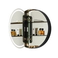 thumbnail image 4 of Radiant 24" Aluminum Frameless Surface-Mount LED Lighted Mirror Medicine Cabinet, 4 of 19
