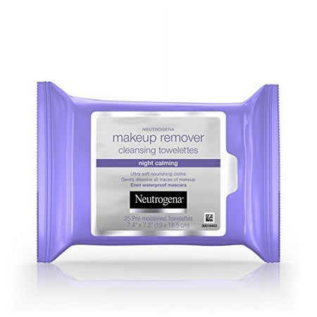Neutrogena, Cleansing Night Calming Makeup Remover Cleansing Towelettes, 25 ct