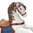 thumbnail image 2 of Modern Rocking Horse Doll Figurine, Art Desktop Collection Resin Craft Ornament, 2 of 6