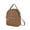 Brown 2R4, variant on ZZkhGO Leather Backpack Casual Daypack, Zippered Pockets Crossbody Shoulder Bag, Mini Backpack Purse for Women Travel