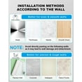 thumbnail image 3 of 4PCS Self Adhesive Curtain Rod Holders,No Drill Curtain Rod Holder,No Drill Curtain Rod Brackets For Bedroom,Living Room,Kitchen,Bathroom, 3 of 9