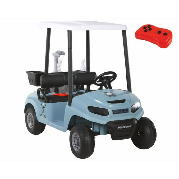 Dynacraft Golf Cart Unisex 24-Volt with Remote Control for Kids Age 3-8 Years