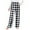 Black, variant on Girls Soft Pajamas Pants Cute Checkered Print Pattern Pj Bottoms Comfortable Plaid Lounges Long Trousers Sleep Clothes with Pockets 4-13 Years Red 8-9 Years (130)