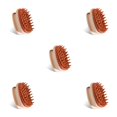 thumbnail image 3 of Kearding Masajeador de cuero cabelludo Accesorios de baño para el hogar Masajeadores de cabello Depuradores de cabello Cepillos de limpieza corporal Rosado 5piezas Kearding CBP209532, 3 of 6