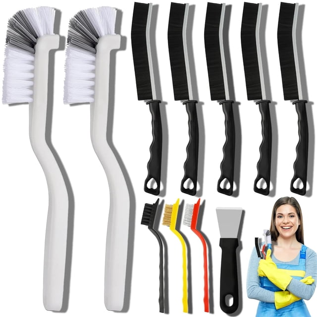 Juego de cepillos para limpieza de grietas Dfacio, 11 unidades, para cocina y baño