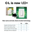 thumbnail image 2 of Lutron DVCL-153P-BR LED+ Dimmer Switch, 1 pack, Brown, 2 of 11