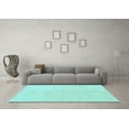thumbnail image 3 of Ahgly Company Indoor Rectangle Solid Light Blue Modern Area Rugs, 7' x 10', 3 of 4