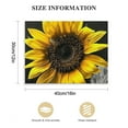 thumbnail image 2 of QFMY  Sunflower Pictures Wall Decor Black and White Sunflower Wall Art for Kitchen Bathroom Floral Painting Yellow Flower Canvas Print Frame  20x16in, 2 of 5