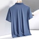 thumbnail image 5 of Playera Elvqul Hombre Polo Azul Celeste Casual Manga Corta de Color Sólido con Solapa, 5 of 8