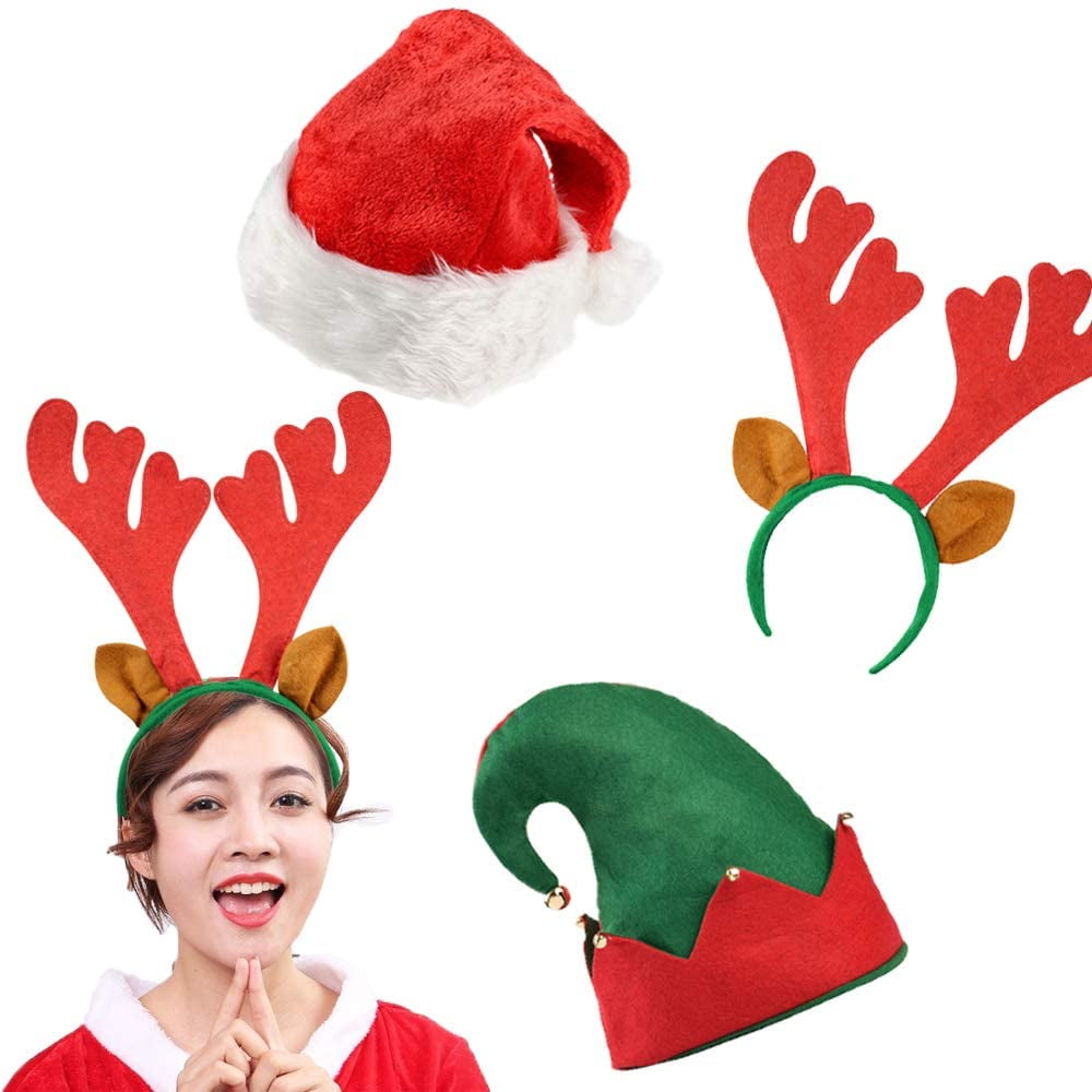 Santa Hat Elf Hat Reindeer Hat 