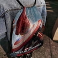 thumbnail image 4 of Captain America 4-theme Drawstring Backpack Sports Gym Bag Water Resistant String Bag Cinch Bag18"X16"（45X40cm）, 4 of 6