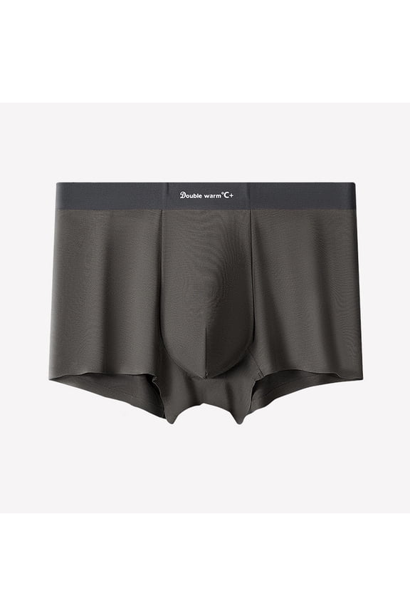 Mens Woven Boxer Shorts 100% Cotton with Covered Waistband Comfortable Loose Fit, Classic Full Cut Plaid Boxers Bamboo Cool Underwear For Men,Dark Gray-L
