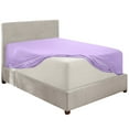 thumbnail image 5 of Clara Clark 18" - 21" Extra Deep Pocket Fitted Sheet, Fits High Profile Mattresses with Toppers, Premium 1800 Collection Double Brushed Soft Microfiber, Twin XL Size, Lavender, 5 of 8