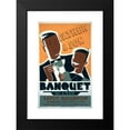 thumbnail image 2 of Albert Bender 13x18 Black Modern Framed Museum Art Print Titled - Father and Son Banquet (1939), 2 of 5