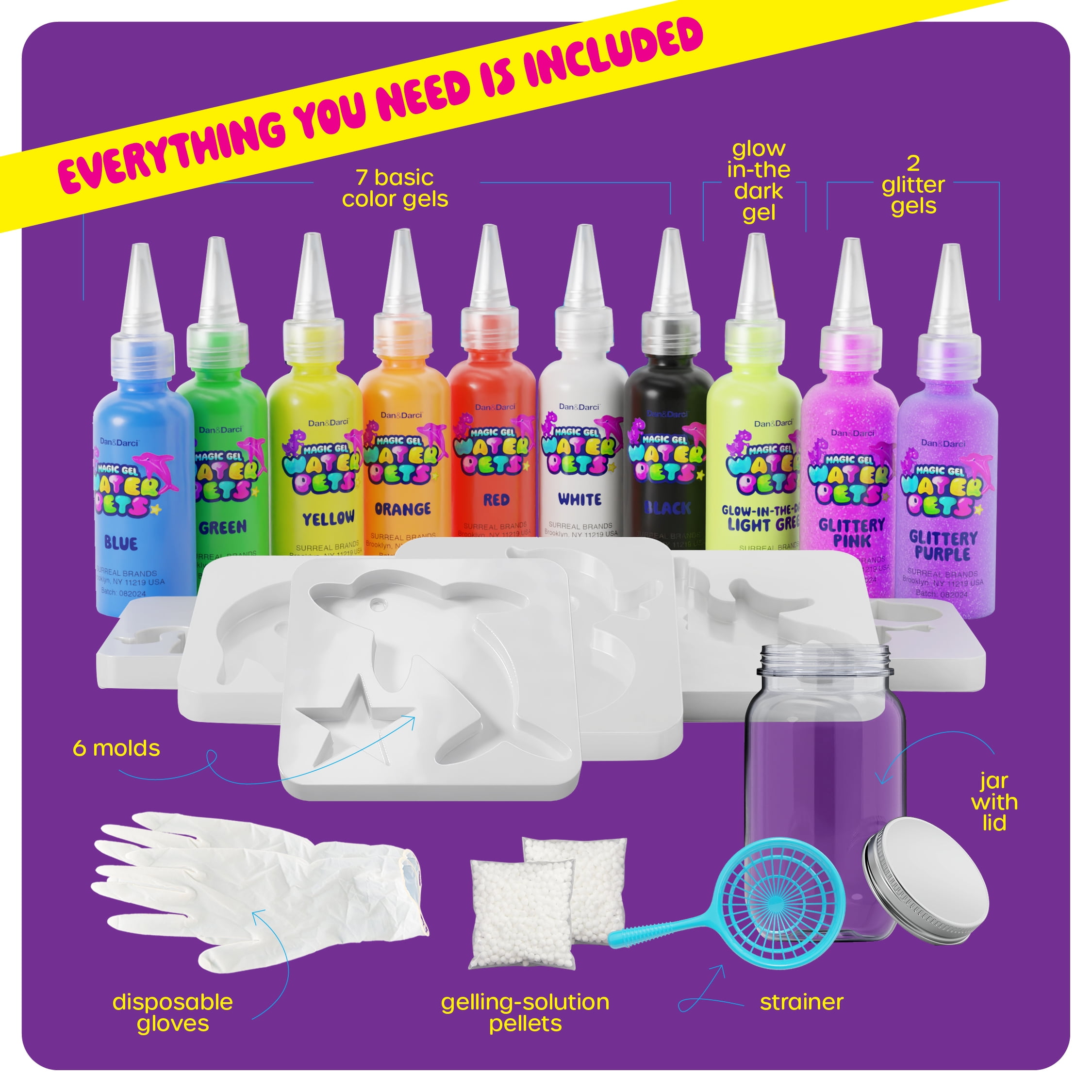 D&D Aqua Fairy Gel Kit, DIY Water Pets Craft Set for Kids photo 3
