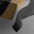 thumbnail image 5 of Black White Gold Marble Pattern Square Tablecloth,Waterproof Square Table Cover,Wipeable Spillproof Washable Table Cover for Home Kitchen Party Decor 42"X42"(107x107cm), 5 of 6