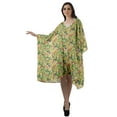 thumbnail image 3 of Moomaya Beach Kaftan Bikini Cover up Women Georgette Midi Dress Short Caftan, 3 of 6