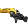 thumbnail image 6 of Unique Bargains Adjustable Brake Clutch Levers for Honda CBR250R 2011-2013 Gold Tone Aluminum Alloy 1 Pair, 6 of 6