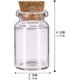thumbnail image 2 of 10 botellas pequeñas de vidrio con tapas de corcho, mini botellas de vidrio con tapones, frascos de hechizos vacíos, botellas pequeñas para mensajes, pequeñas botellas de deseos, poti en miniatura, 2 of 5