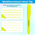 thumbnail image 2 of Rotulador Duchong 30 amarillo, punta cincelada, tinta de secado rápido, 2 of 7
