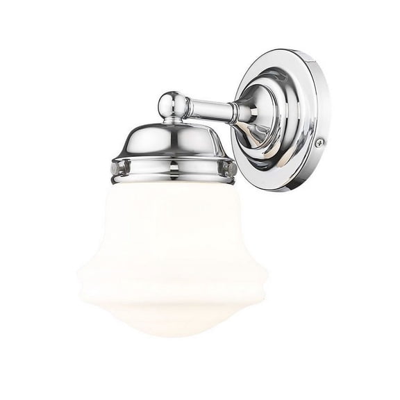 735-1S-CH-Z-Lite-Vaughn - 1 Light Wall Sconce In Industrial Style-9.5 Inches Tall and 7.75 Inches Wide-Chrome Finish